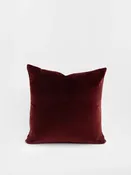 Cordovan Slub Cotton Velvet Pillow — Sunday Shop