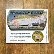 2023 Zero Limit Catch &amp;amp; Release Decal