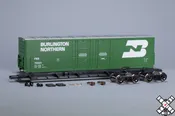 Kit Classics HO Scale Evans 5100 RBL Boxcar, Burlington Northern FWD