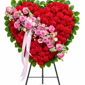 Blessed Heart Standing Spray