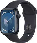 Apple Watch Series 9 [GPS 41mm] Midnight Aluminum Case with Midnight Sport Band S/M (Amazon Renewed)