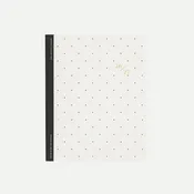 2026-2027 Black Swiss Dot Monthly Academic Planner