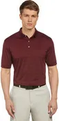 Callaway Golf CGM451 Vent Short Sleeve Open Mesh Polo Shirt - Zinfandel