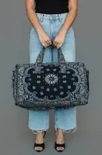 Black Bandana Duffel