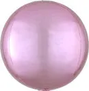 15" Round Pink Orbz Foil Balloon