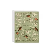 Early Bird Thank You Card with Robin - June and December
