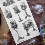 STICKII - Vintage Terrariums Sticker Sheet