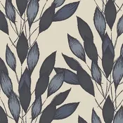 AGF - Brushed Leaves Gris in Canvas DESIGNED BY AMY SINIBALDI