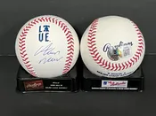 Aidan Miller Phillies Signed City Connect Baseball Beckett Hologram .