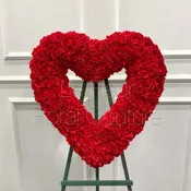 Lush Carnation Heart