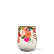 12oz Stemless Wine Garden Party