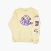 Addams Lemon Seattle Youth Crewneck