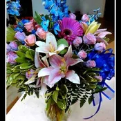 Purple, lavender, and blue, MO-22