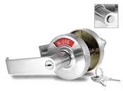 ADA Indicator Door Lock with Keys in Satin Chrome