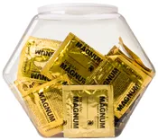 CONDOMS MAGNUM/50 (PLASTIC CONTAINER NOT INCLUDED)