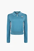AKIRA SWEATER IN CERULEAN