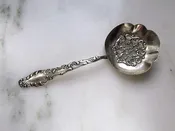 Antique Sterling Silver Sugar Sifter Spoon ETC7711