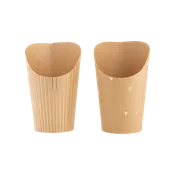 Gold Foil Kraft Dots and Stripes Charcuterie Cups (24ct)