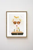 "Beach Read" Flower Print