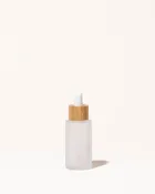 1.3oz / 40ml frosted glass & bamboo dropper bottle