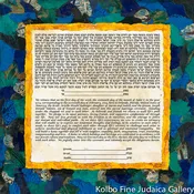 Adorned with Sapphires Ketubah