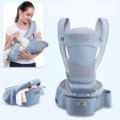0-48M Ergonomic Front Facing Baby Carrier Infant Baby Hipseat Carrier Front Facing Ergonomic Kangaroo Baby Wrap Sling Travel