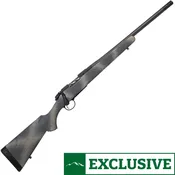 Bergara Ridge Carbon Wilderness 6.5 PRC Camo/Black Cerakote Bolt Action Rifle - 20in