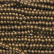 10/0 Czech Seed Bead, Metallic Bronze