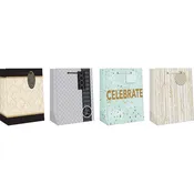 Assorted General Formal Designs Medium Gift Bag 10.25" X 7" X 2.5"