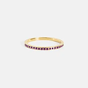 Eile Ring with Amethyst
