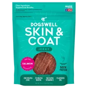 Dogswell Skin & Coat Jerky Treats, Salmon, 10oz