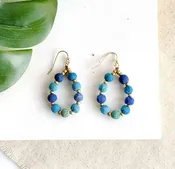 Azure Teardrop Earrings
