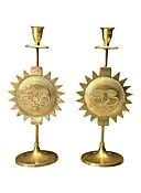 Pair of Vintage Brass Candlesticks