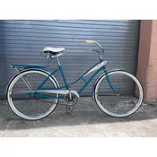1960 J.C. Higgins Flightliner Ladies Tank Cruiser — Teal, Whitewalls