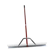 36 LANDSCAPE RAKE 66 RED ALUM