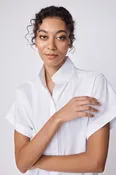 Ali Kimono White Stripe