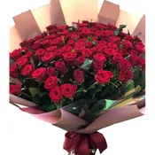 150 Red Roses Forever Romance Bouquet * Vase not included