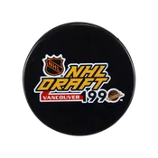 1990 NHL Draft Unsigned Logo Hockey Puck