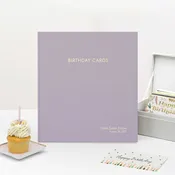 The Birthday Card Binder | Lavender Cotton