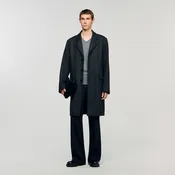 Wool broadcloth coat