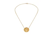 18K Gold Medallion Necklace (42cm)
