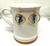 Dave Matthews Inspired Rainbow Firedancer Charm Earrings / DMB Jewelry / Made in USA