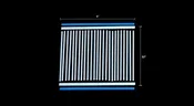 4' Aluminum Lower Ventilation Horse Stall Grill, Full