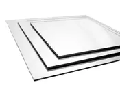 10" Glass Mirror Base - SQUARE (12 Pcs)