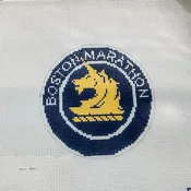 Boston Marathon Needlepoint Canvas