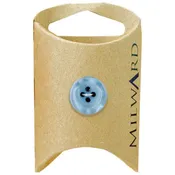 15mm Blue Poly 4-Hole Buttons - 6 Pack