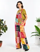 Free Spirit Kantha Patchwork Jumpsuit
