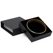 Black Slide Open Jewelry Boxes with Satin Pull (100/Pack)