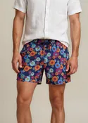 Blue Bloom Floral Print Swim Shorts