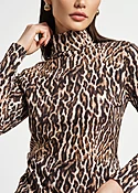 Long Sleeve Layering Mock Neck Top